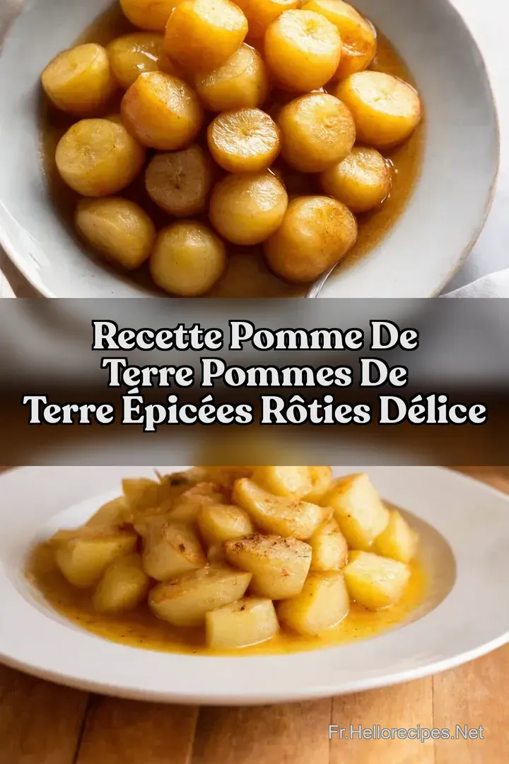 Recette Pomme De Terre Pommes de Terre &Eacute;pic&eacute;es R&ocirc;ties D&eacute;lice