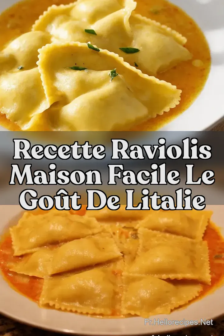 Recette Raviolis Maison Facile Le Goût de lItalie
