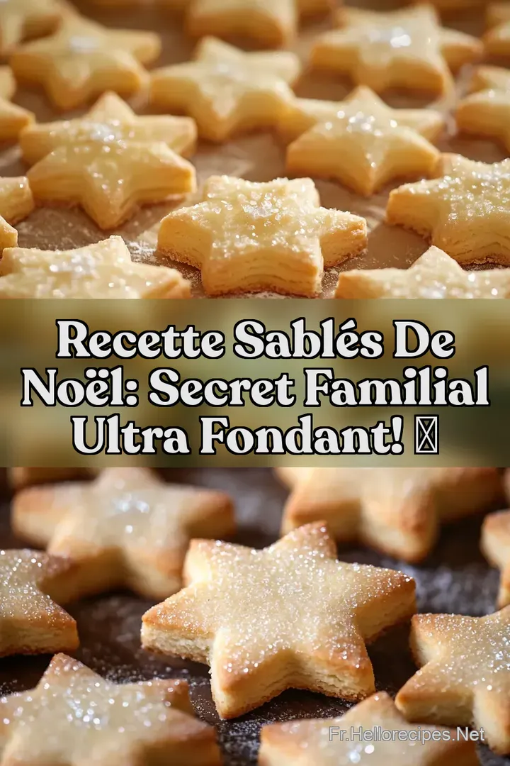Recette Sablés de Noël: Secret Familial Ultra Fondant! ✨ : ÉPINGLER POUR PLUS TARD Recette Sablés de Noël: Secret Familial Ultra Fondant! ✨