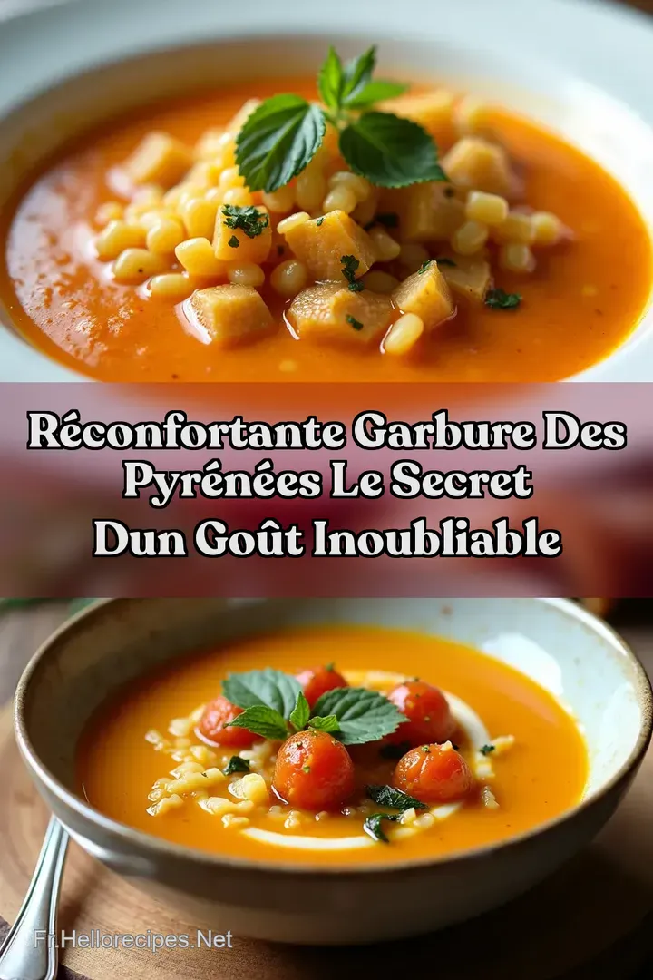 R&eacute;confortante Garbure des Pyr&eacute;n&eacute;es Le Secret dun Go&ucirc;t Inoubliable