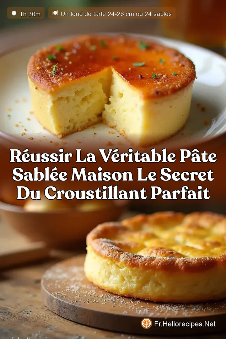 Réussir la Véritable Pâte Sablée Maison Le Secret du Croustillant Parfait