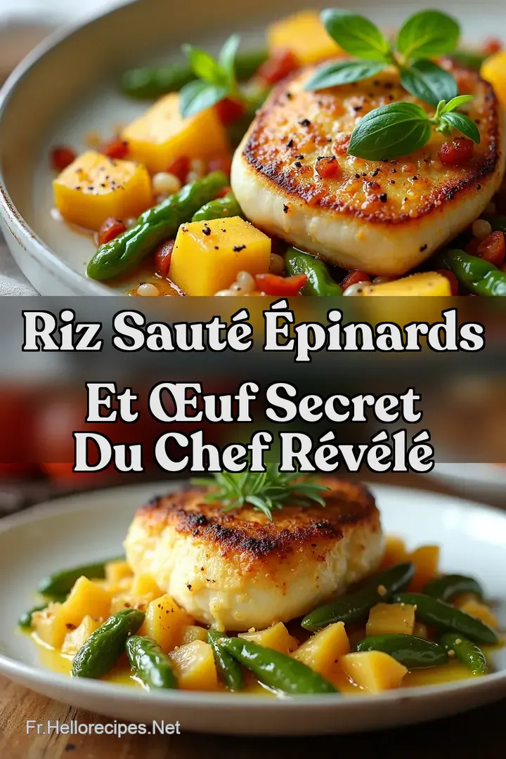 Riz Saut&eacute; &Eacute;pinards et &OElig;uf Secret du Chef R&eacute;v&eacute;l&eacute;