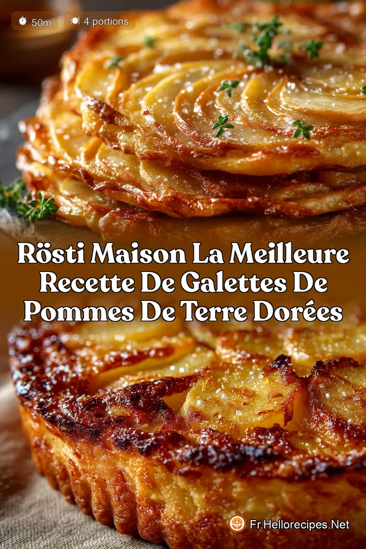Rösti Maison La Meilleure Recette de Galettes de Pommes de Terre Dorées