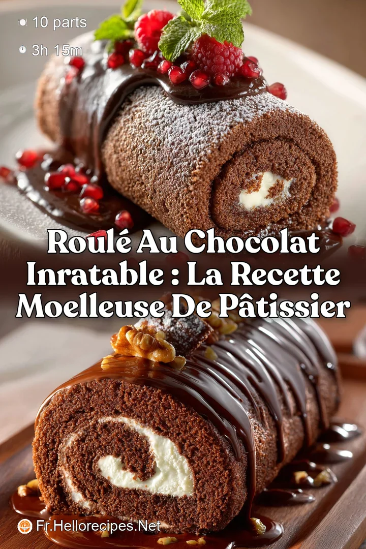 Roul&eacute; au Chocolat Inratable : La Recette Moelleuse de P&acirc;tissier