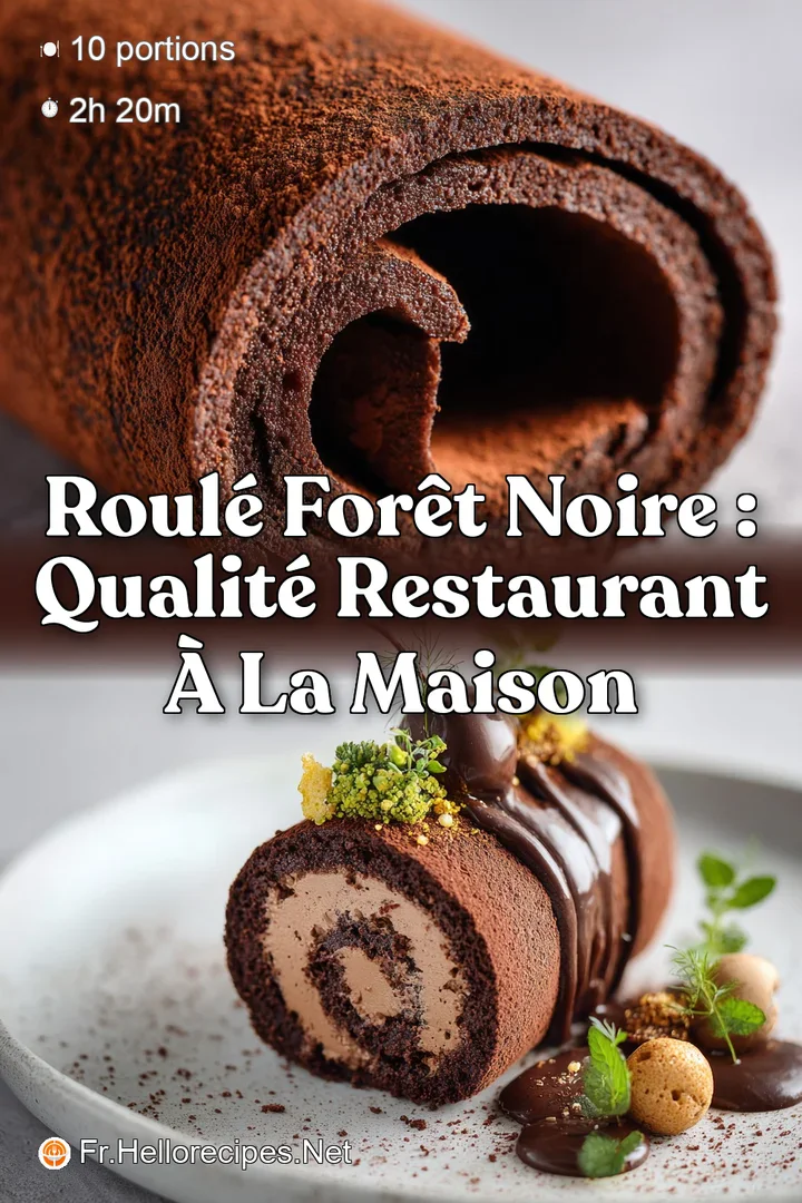 Roul&eacute; For&ecirc;t Noire : Qualit&eacute; Restaurant &agrave; la Maison