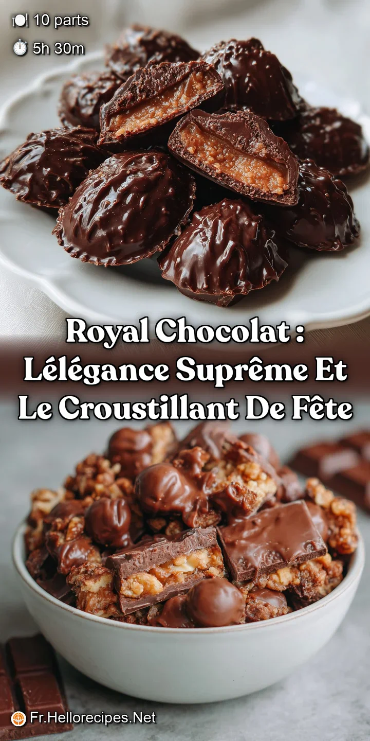 Royal Chocolat : L&Eacute;l&eacute;gance Supr&ecirc;me et le Croustillant de F&ecirc;te
