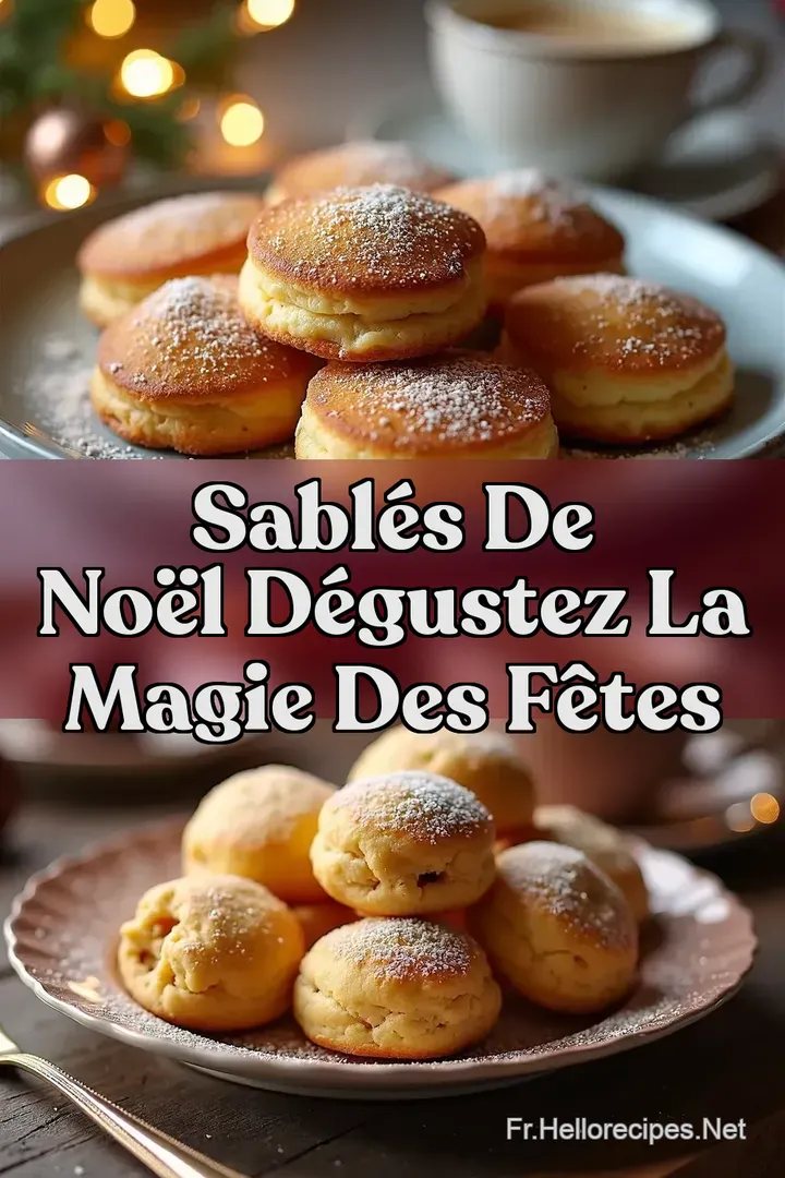 Sabl&eacute;s de No&euml;l D&eacute;gustez la Magie des F&ecirc;tes