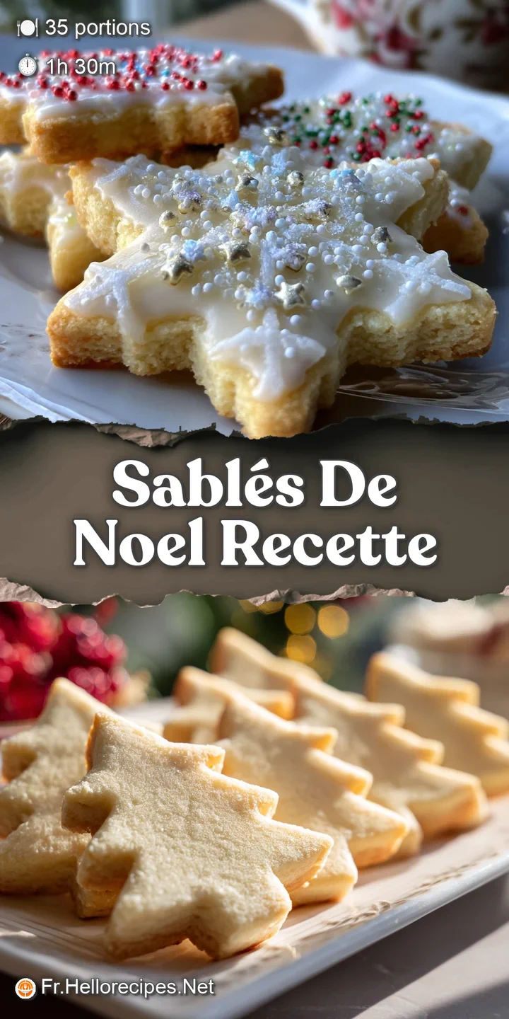 Buttery, crumbly sabl&eacute; cookie with a slightly cracked surface, hints of caramelized sugar, perfect for a holiday treat.