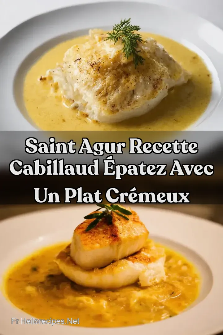 Saint Agur Recette Cabillaud &Eacute;patez avec un Plat Cr&eacute;meux