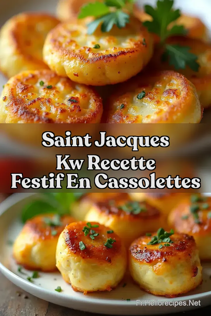 Saint Jacques kw Recette Festif en Cassolettes