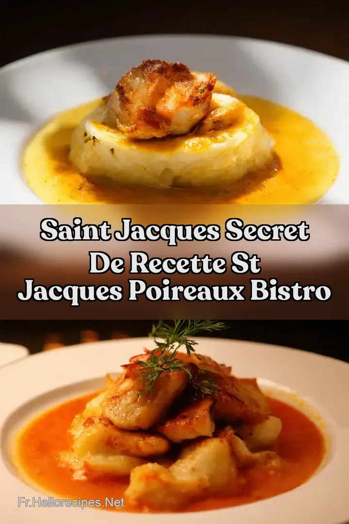 Saint Jacques Secret de Recette St Jacques Poireaux Bistro