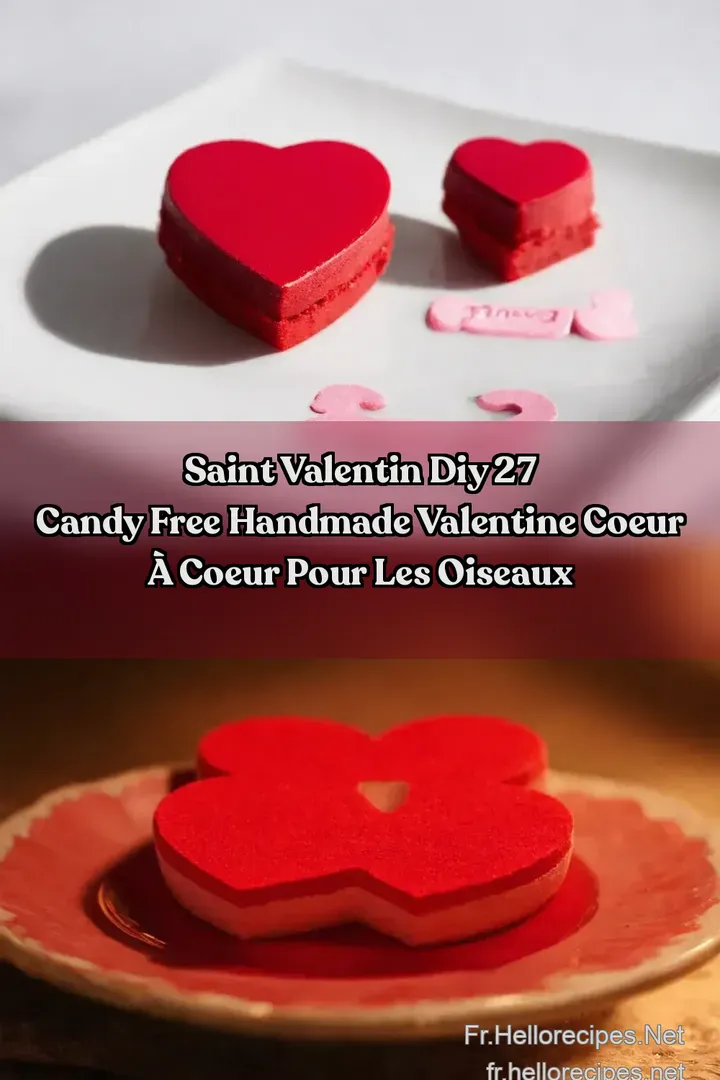 Saint Valentin Diy 27 Candy Free Handmade Valentine Coeur &agrave; Coeur pour les Oiseaux