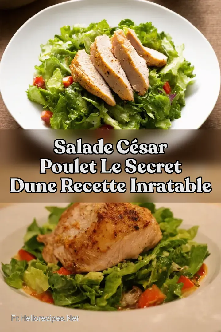Salade C&eacute;sar Poulet Le Secret dune Recette Inratable