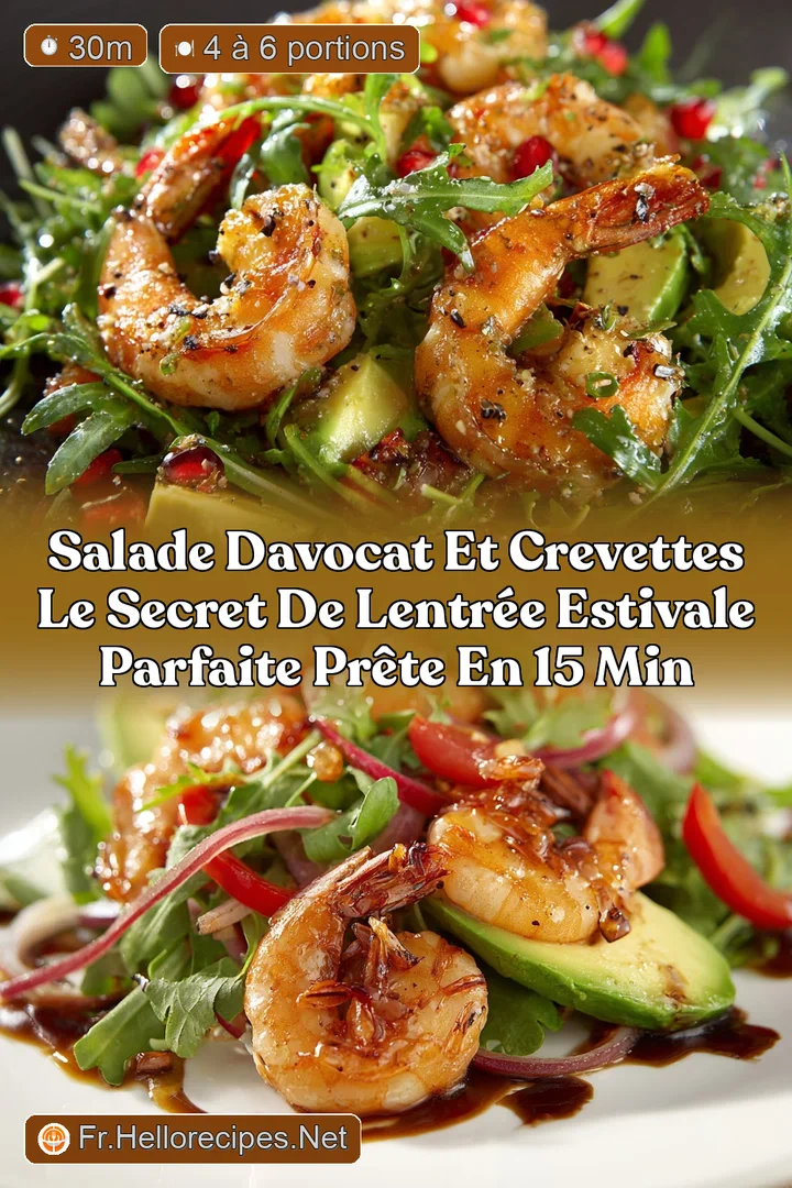 Salade dAvocat et Crevettes Le secret de lentr&eacute;e estivale parfaite pr&ecirc;te en 15 min
