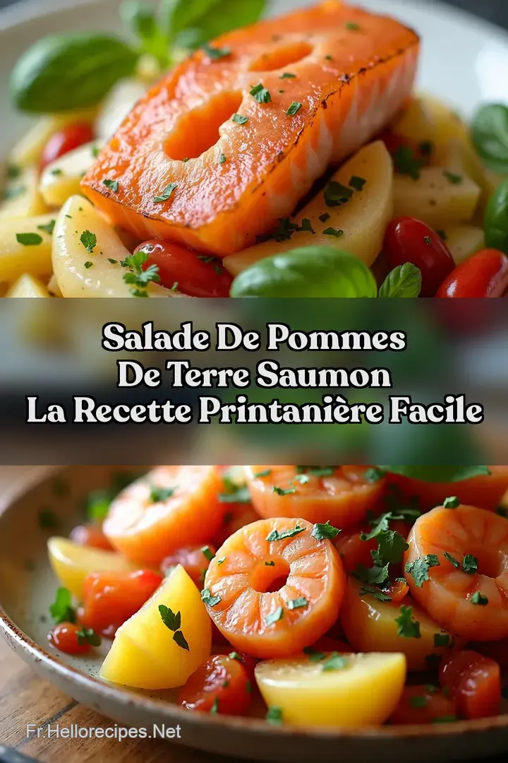 Salade de Pommes de Terre Saumon La Recette Printani&egrave;re Facile