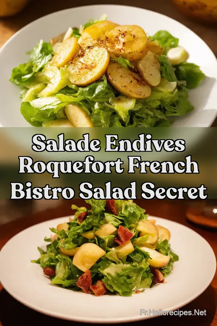 Salade Endives Roquefort French Bistro Salad Secret