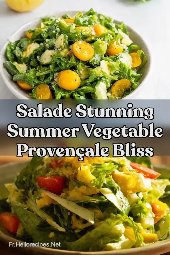 Salade Stunning Summer Vegetable Proven&ccedil;ale Bliss