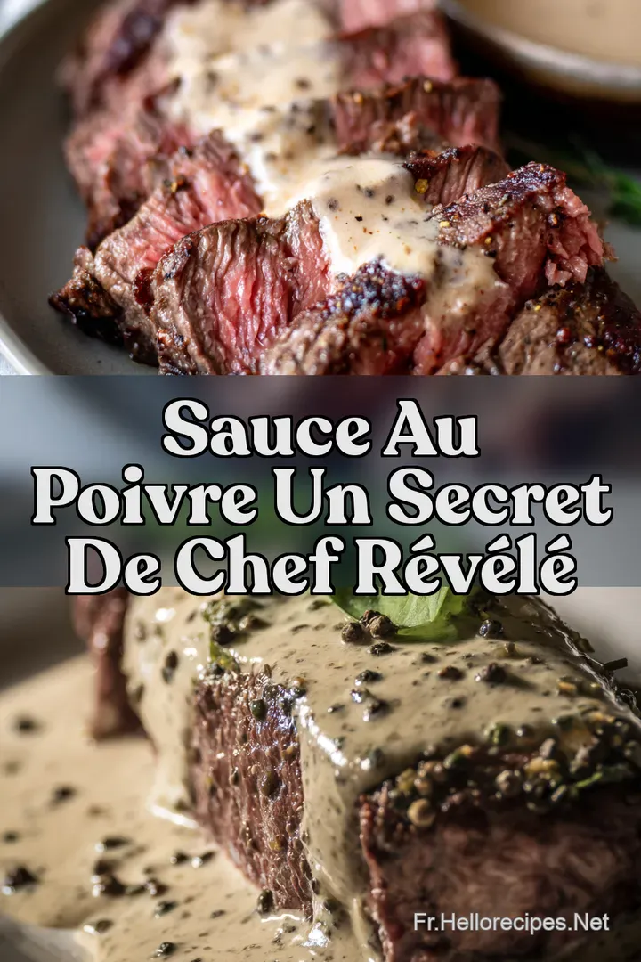 Sauce au Poivre Un Secret de Chef R&eacute;v&eacute;l&eacute;