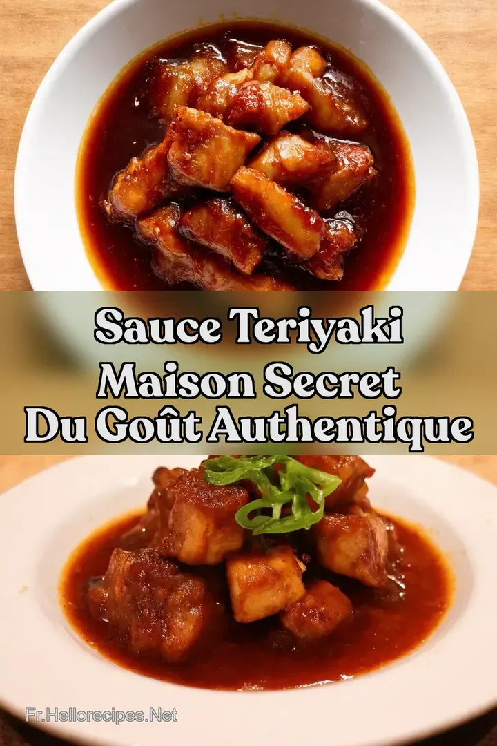 Sauce Teriyaki Maison Secret du Go&ucirc;t Authentique