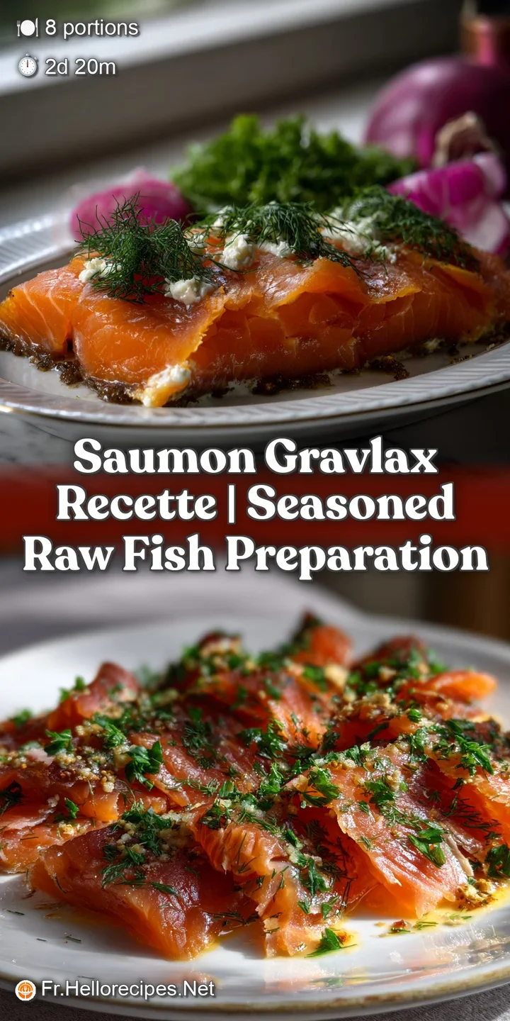 Close-up view of cured salmon, showcasing its glistening surface and delicate marbling. Hints of pink and orange hues, wit...