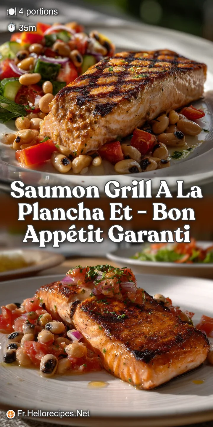 Saumon Grill A La Plancha Et - Bon App&eacute;tit Garanti