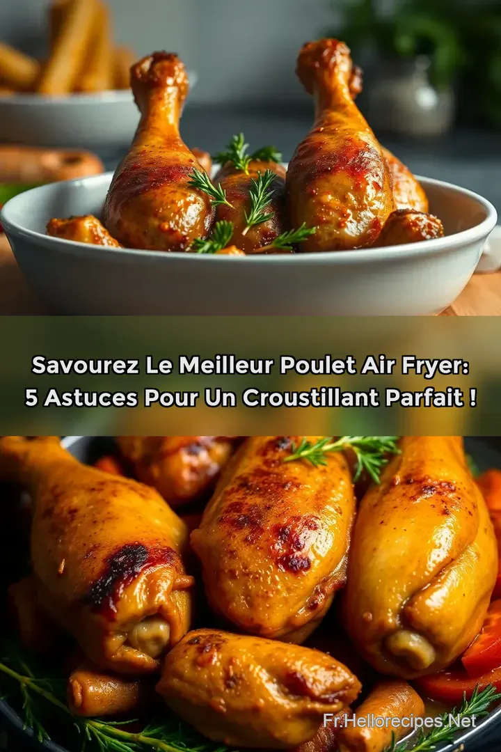 Savourez le Meilleur Poulet Air Fryer: 5 Astuces pour un Croustillant Parfait ! : ÉPINGLER POUR PLUS TARD Savourez le Meilleur Poulet Air Fryer: 5 Astuces pour un Croustillant Parfait !