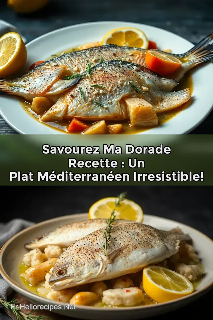 Savourez Ma Dorade Recette : Un Plat Méditerranéen Irresistible! : ÉPINGLER POUR PLUS TARD Savourez Ma Dorade Recette : Un Plat Méditerranéen Irresistible!