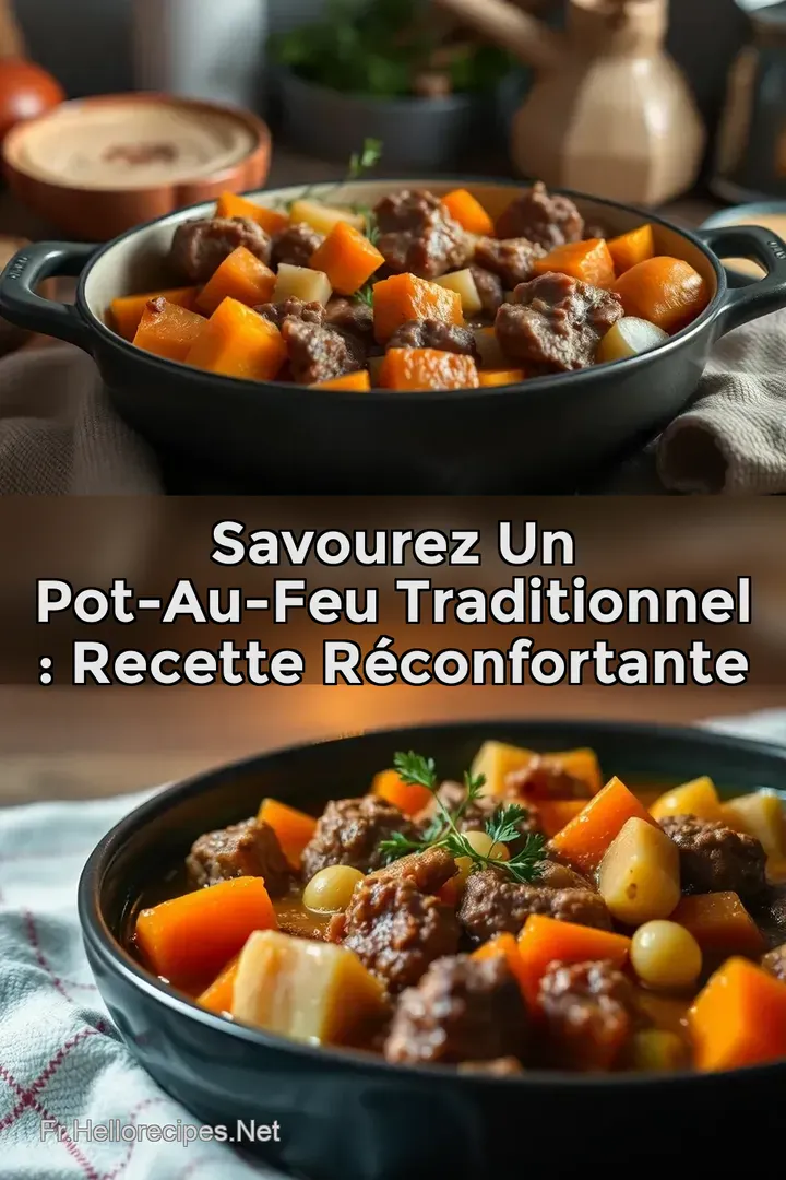 Savourez un Pot-au-Feu Traditionnel : Recette Réconfortante : ÉPINGLER POUR PLUS TARD Savourez un Pot-au-Feu Traditionnel : Recette Réconfortante