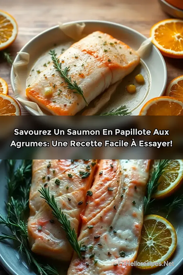 Savourez un Saumon en Papillote aux Agrumes: Une Recette Facile à Essayer!