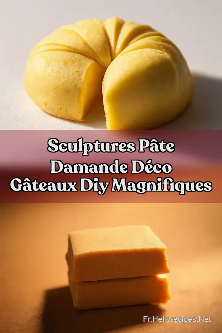 Sculptures P&acirc;te dAmande D&eacute;co G&acirc;teaux DIY Magnifiques