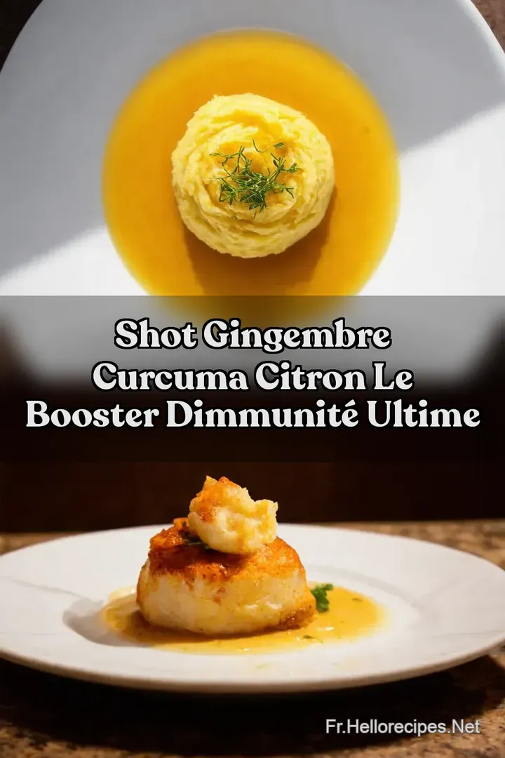 Shot Gingembre Curcuma Citron Le Booster dImmunit&eacute; Ultime