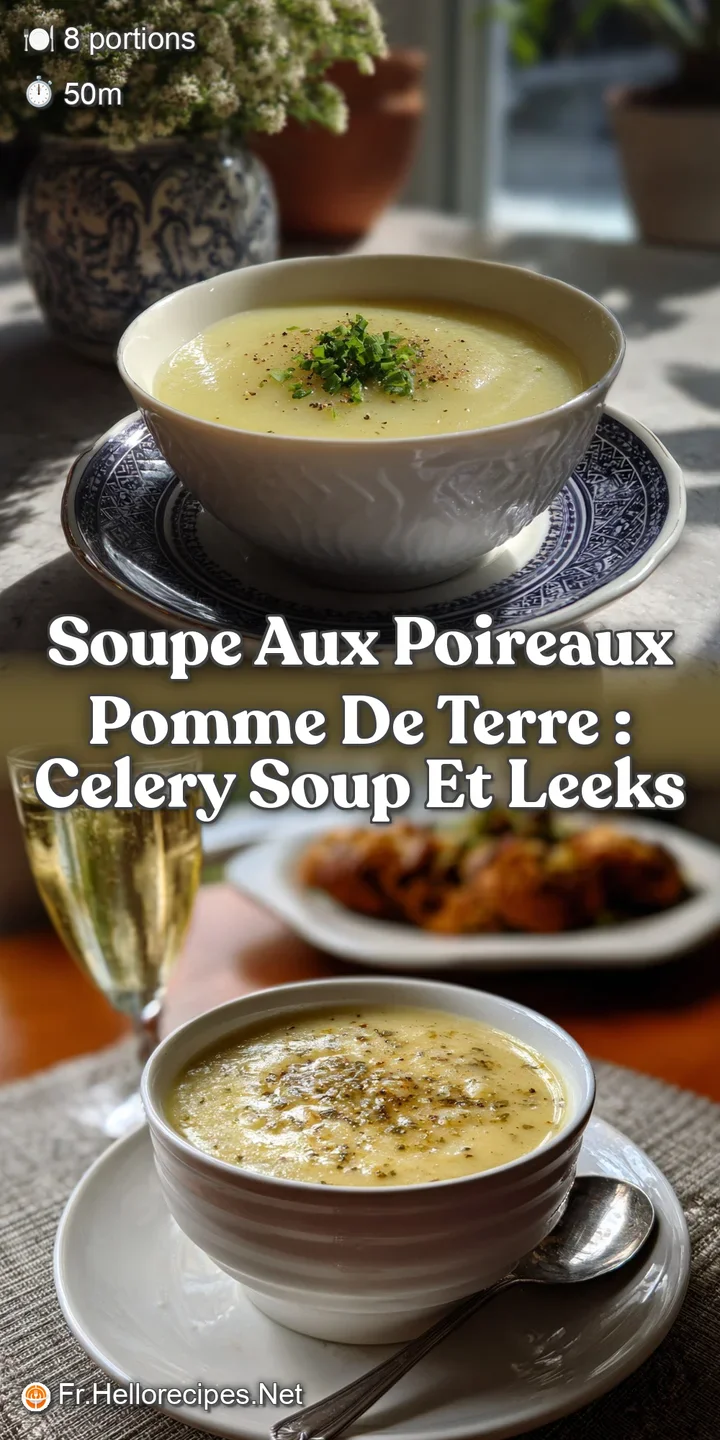 Soupe Aux Poireaux Pomme De Terre : Celery Soup et Leeks