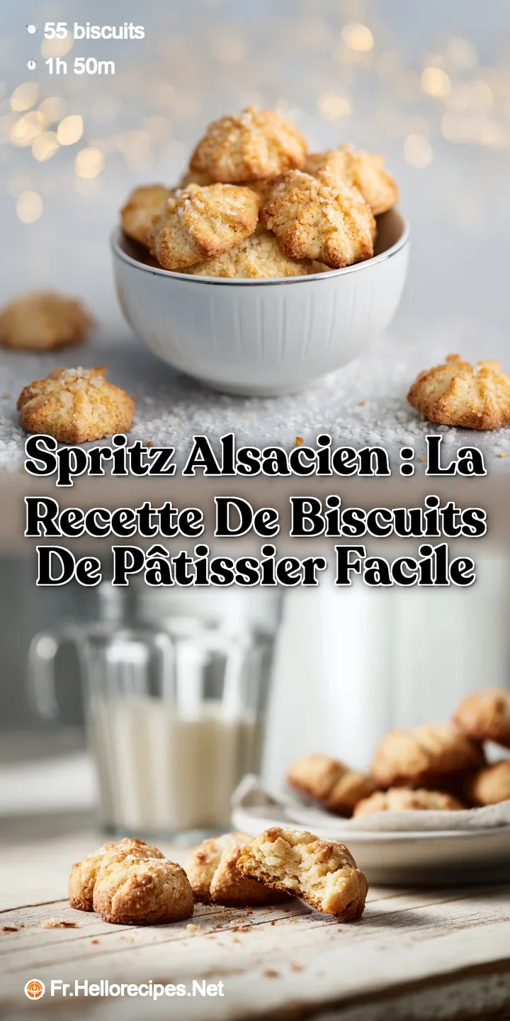 Spritz Alsacien : La Recette de Biscuits de P&acirc;tissier Facile