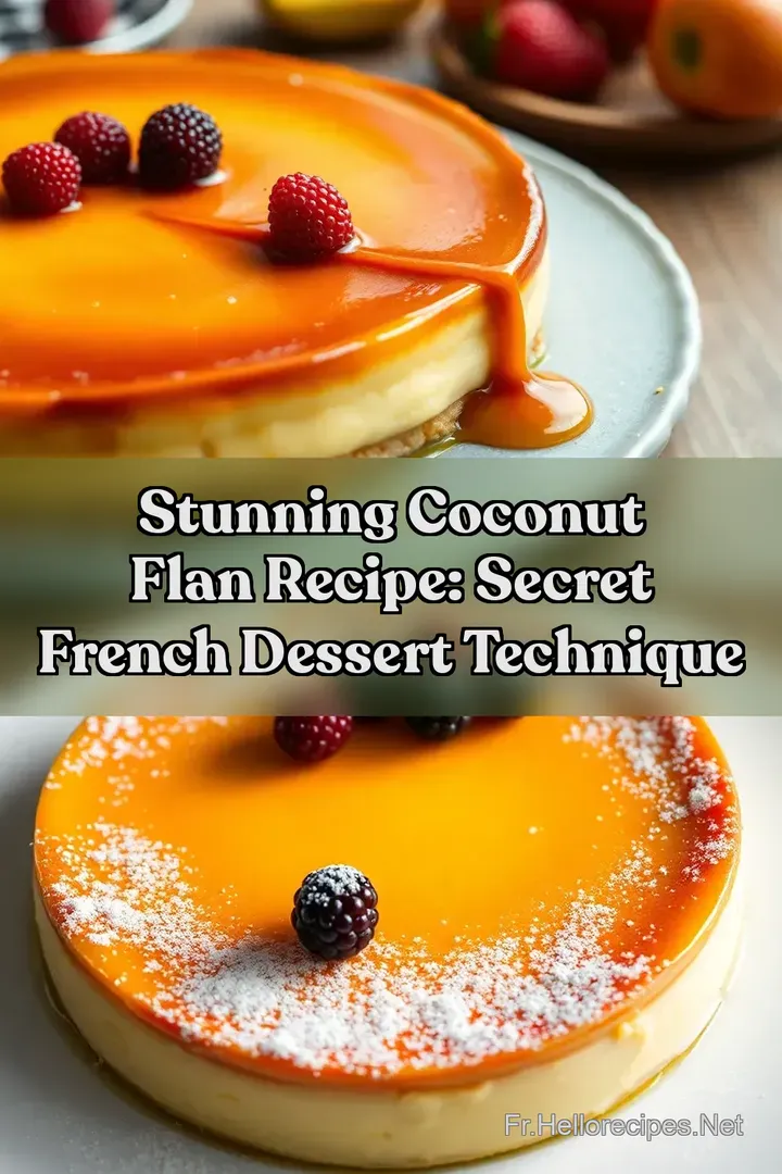 Stunning Coconut Flan Recipe: Secret French Dessert Technique
