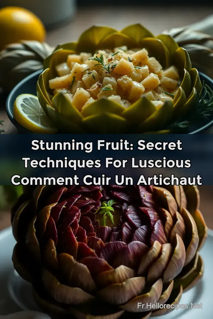 Stunning Fruit: Secret Techniques for Luscious comment cuir un artichaut