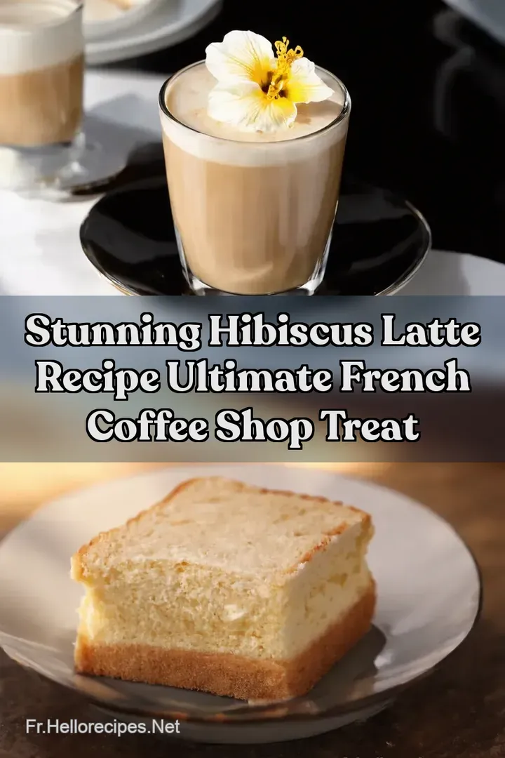 Stunning Hibiscus Latte Recipe Ultimate French Coffee Shop Treat