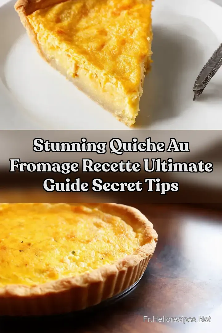 Stunning Quiche Au Fromage Recette Ultimate Guide Secret Tips