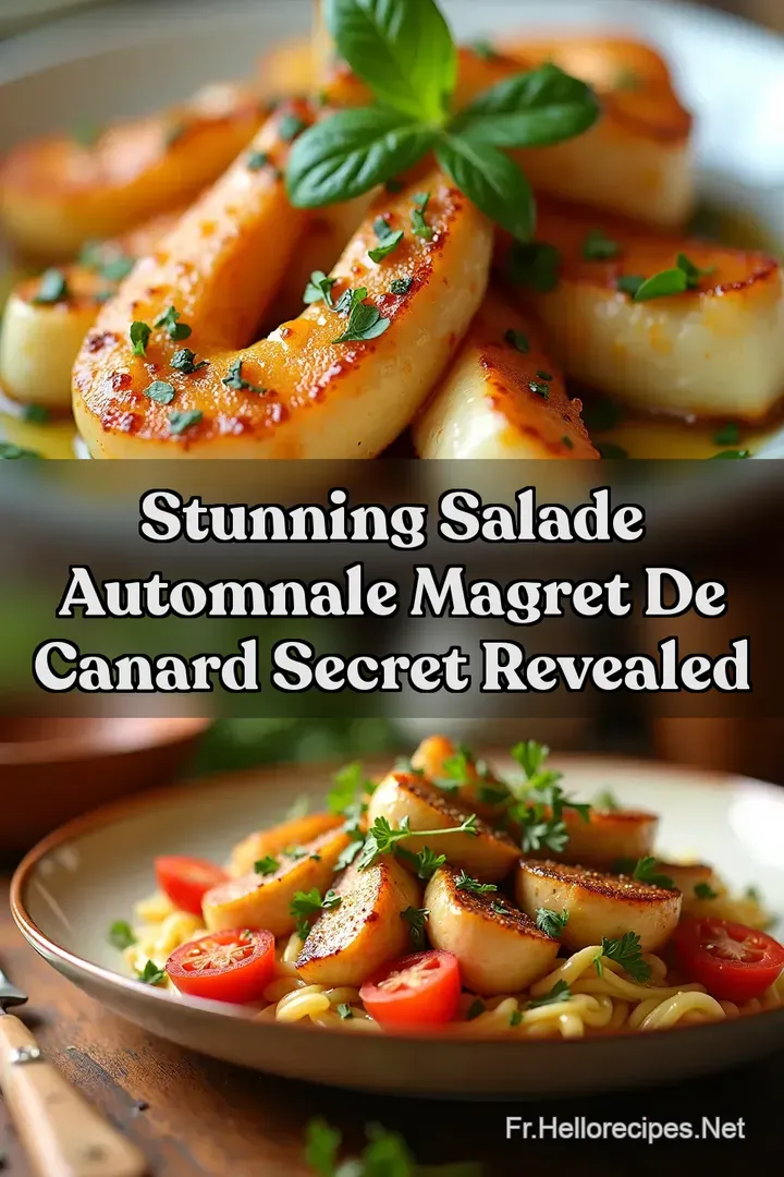 Stunning Salade Automnale Magret de Canard Secret Revealed