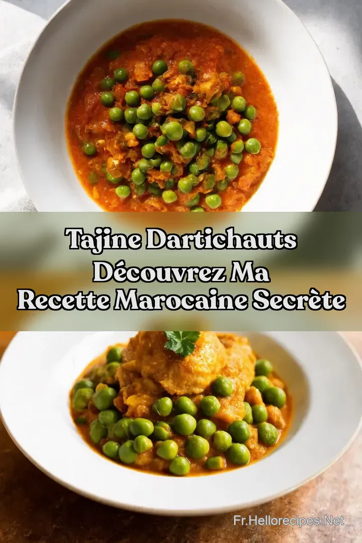 Tajine dartichauts D&eacute;couvrez ma recette marocaine secr&egrave;te