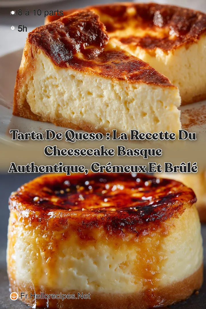 Tarta de Queso : La recette du cheesecake Basque authentique cr&eacute;meux et br&ucirc;l&eacute;