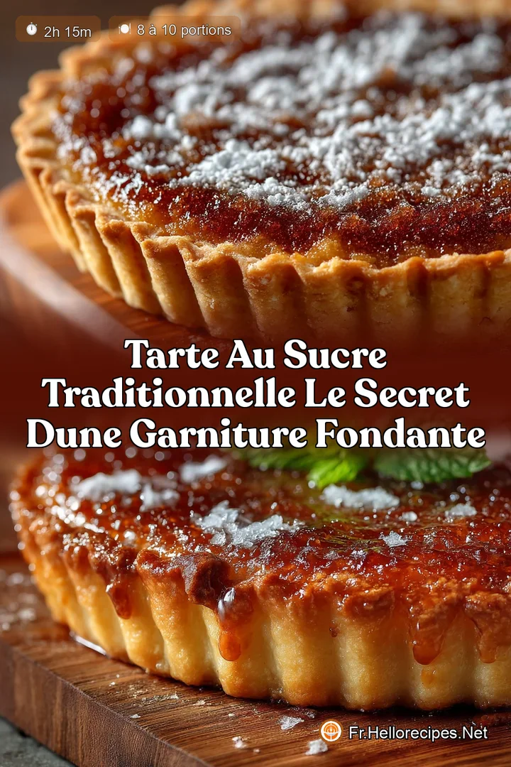 Tarte au Sucre Traditionnelle Le Secret dune Garniture Fondante
