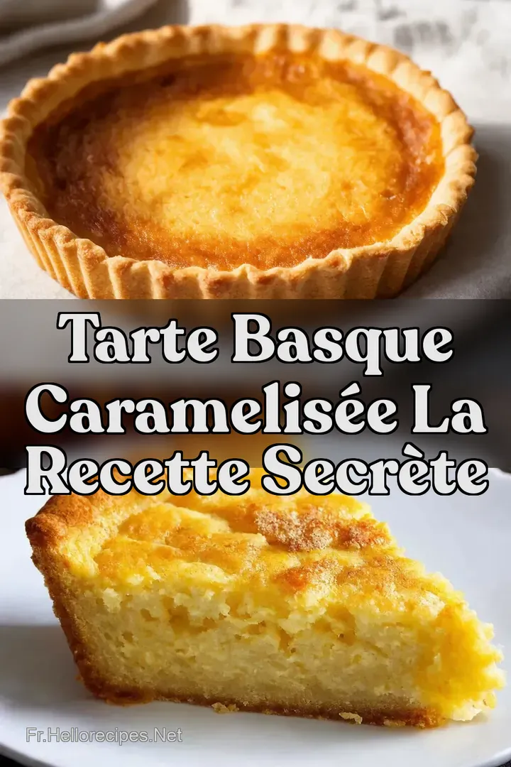Tarte Basque Caramelis&eacute;e La Recette Secr&egrave;te