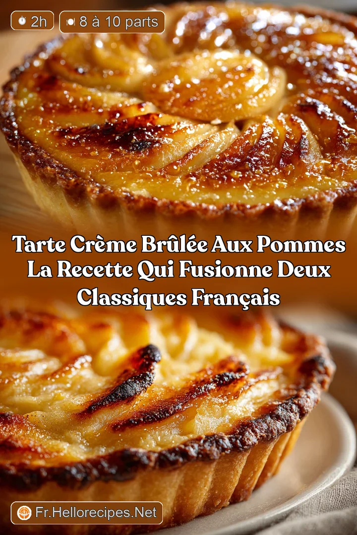 Tarte Cr&egrave;me Br&ucirc;l&eacute;e aux Pommes La Recette Qui Fusionne Deux Classiques Fran&ccedil;ais