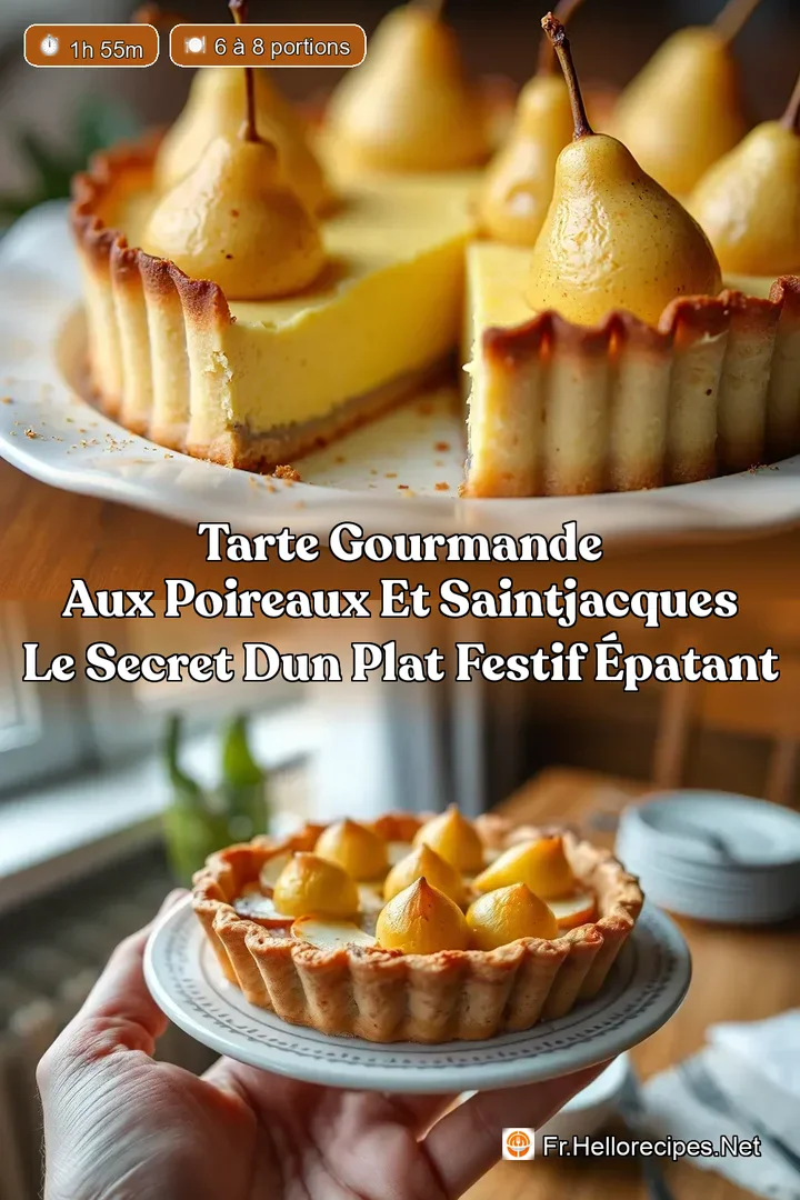 Tarte Gourmande aux Poireaux et SaintJacques Le Secret dun Plat Festif Épatant