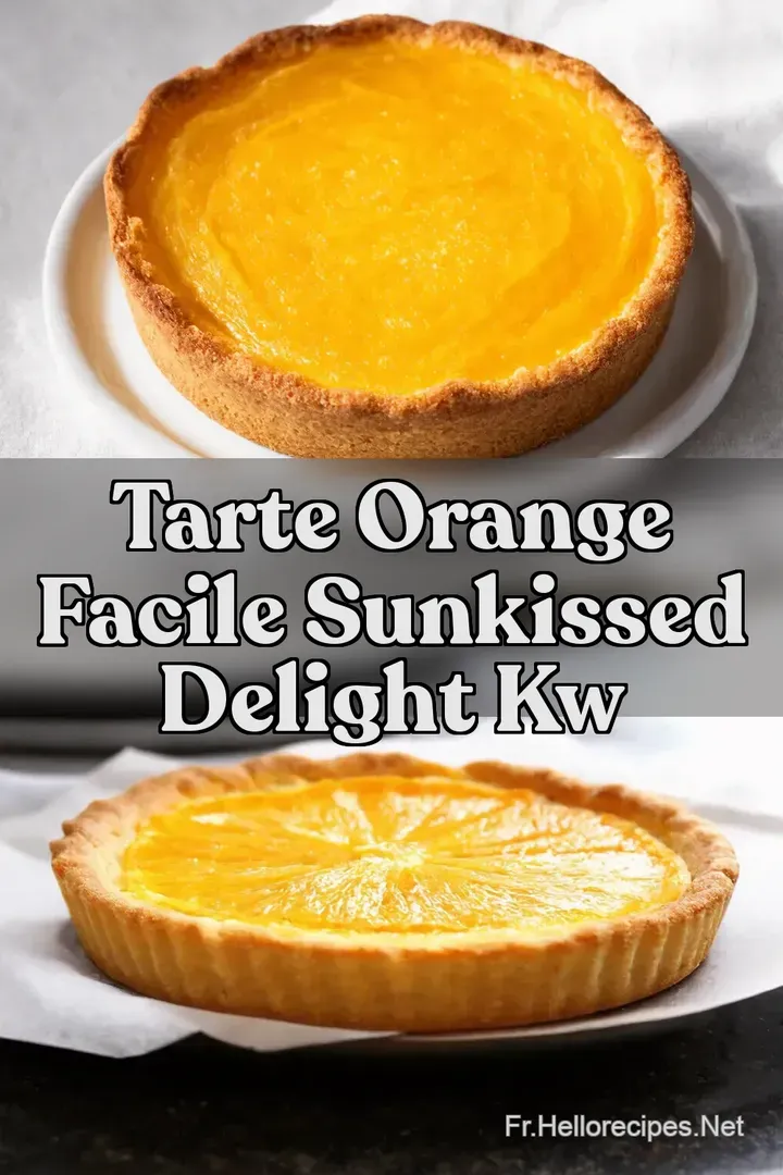 Tarte Orange Facile SunKissed Delight kw