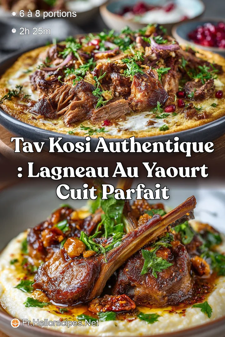 Tav Kosi Authentique : LAgneau au Yaourt Cuit Parfait