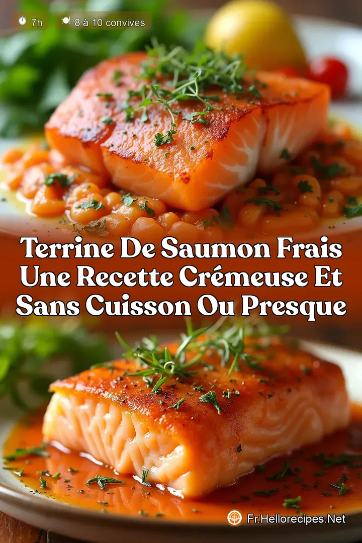 Terrine de Saumon Frais Une Recette Crémeuse et Sans Cuisson Ou Presque