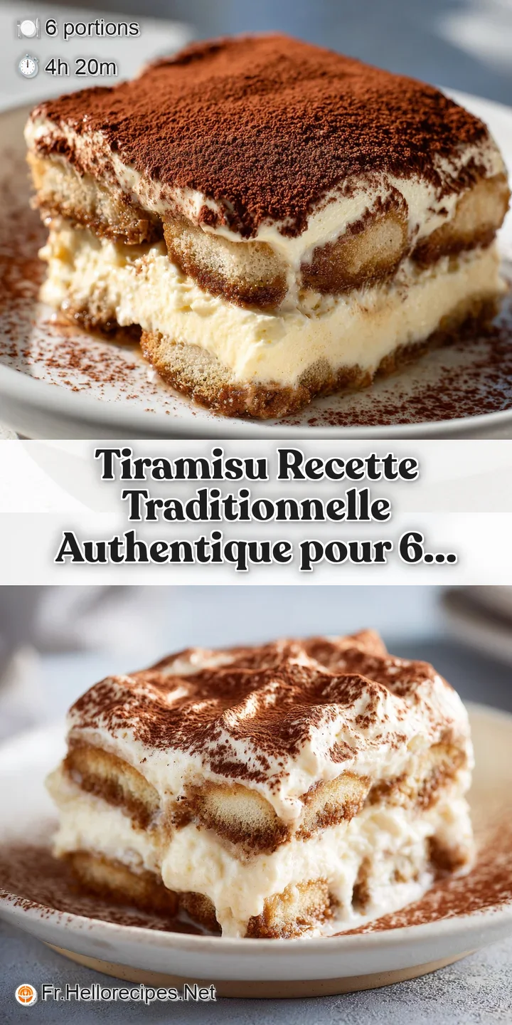 Close-up of tiramisu layers, rich mascarpone cream, soaked ladyfingers, and cocoa powder dusting, highlighting textures an...