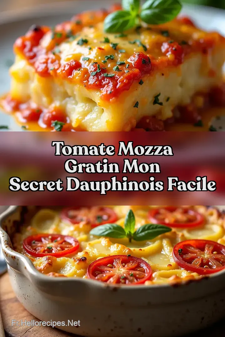 Tomate Mozza Gratin Mon Secret Dauphinois Facile