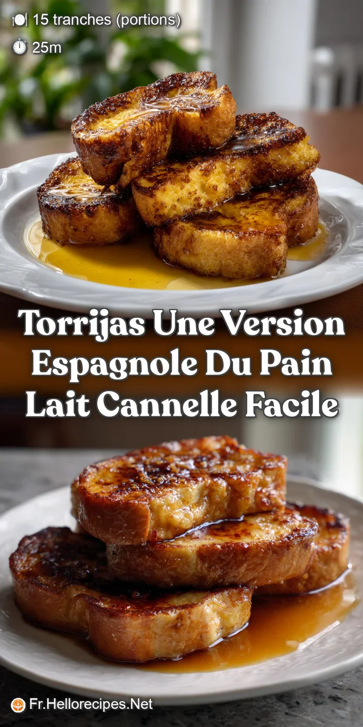 Torrijas Une Version Espagnole Du Pain Lait Cannelle Facile